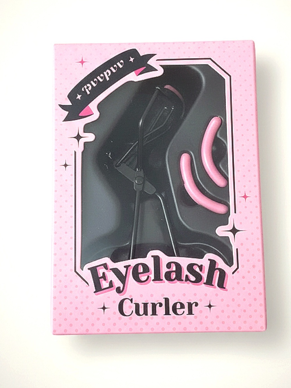 Eyelash Curler with Pink Accents - NIB